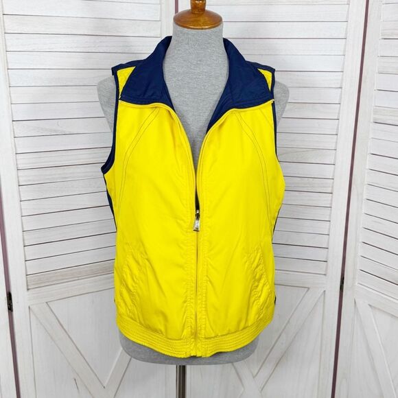 Lauren Ralph Lauren Reversible Colorblock Nautical Flags Sailing Vest Medium - Picture 3 of 13